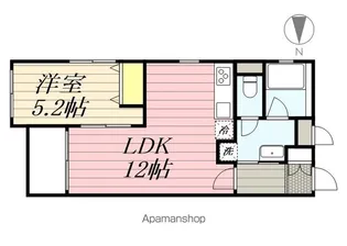 ALATO祐天寺【1階】の間取り
