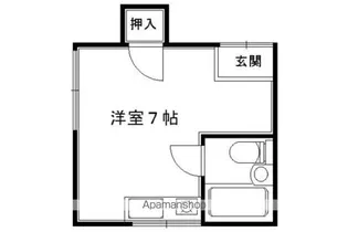伊勢川ハイツ【202号室】の間取り