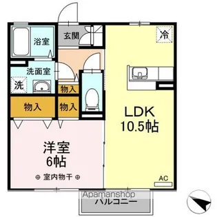 ソフィアA棟【101号室号室】の間取り