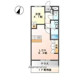 クレストール【1階】の間取り