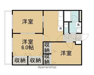 3DKの間取り画像