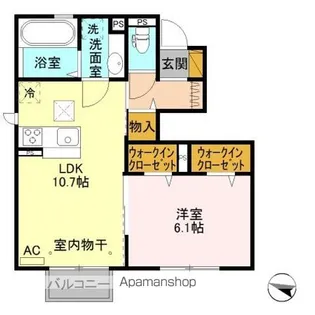 T&T【103号室】の間取り