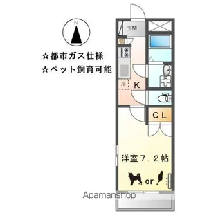 セシリアⅡ【2階】の間取り