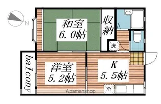 メゾンアトレーユ【2階】の間取り