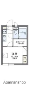 レオパレスベル ショコラ【2階】の間取り