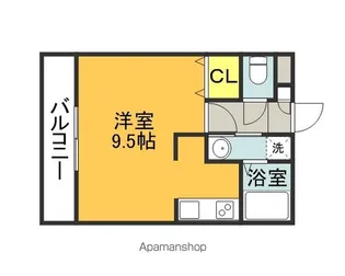 アムールエスパス【2階】の間取り