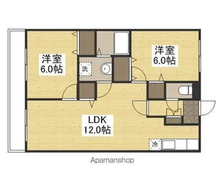 ピュアライフ津高【2階】の間取り