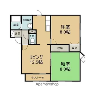 メイユールエビナ【A202号室】の間取り