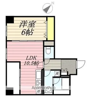 LHL湘南【201号室】の間取り