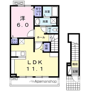 ビオラ【2階】の間取り