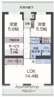 アヴィエント【5階】の間取り