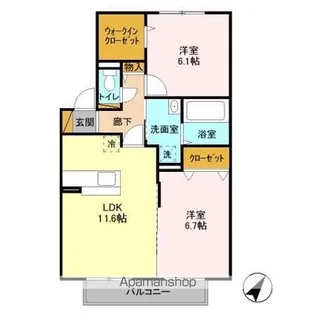 ルミエール【2階】の間取り
