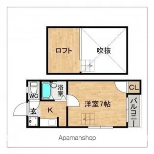 メゾンド・ノーブル壱番館【1階】の間取り