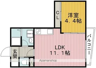 アーバンコート豊中【2階】の間取り