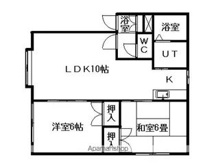 ハイツルミエール【202号室】の間取り