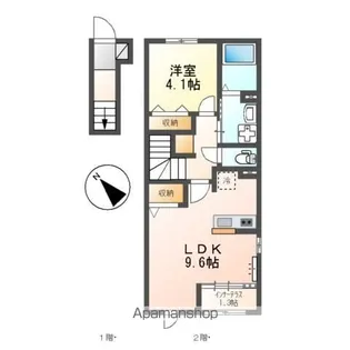 スターテラスひうち【2階】の間取り