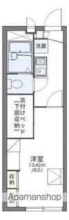 レオパレス片岸【1階】の間取り
