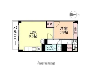 大町マンション【2階】の間取り