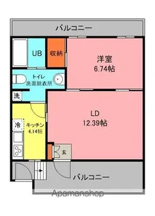 光第1ビル【1階】の間取り
