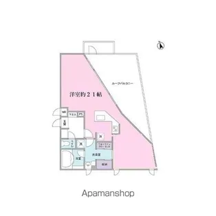 シルバラードNO.4【5階】の間取り