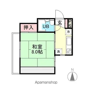 リィージュ石金【3-E号室】の間取り
