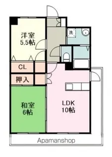 アイーラ渡辺【4階】の間取り