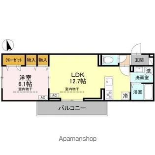 オペラハウス小舞木【2階】の間取り