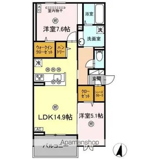 ESPELIA【2階】の間取り