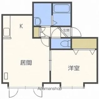 フリーダムハイツN【3階】の間取り