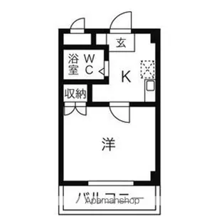 ルミエール豊国【3階】の間取り