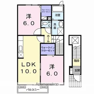 ローレル コルソ 21【2階】の間取り