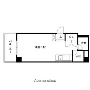 サニーオークハイツ【1階】の間取り