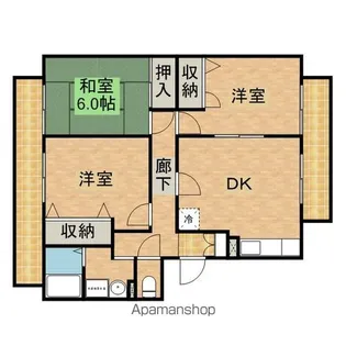 オリーブ泉ヶ丘Ⅱ【302号室】の間取り