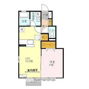ソレイユ【1階】の間取り