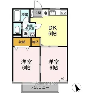 ドリームみずほ B棟【2階】の間取り