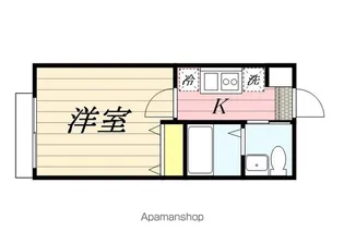 ハイツ凪【1階】の間取り