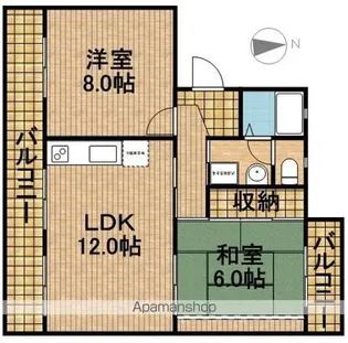 アルテハイム・K【1階】の間取り