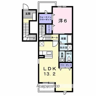 アブニールソレイユ A【2階】の間取り
