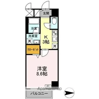 プリムヴェール【3階】の間取り