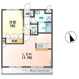 サンク エトワール【2階】の間取り