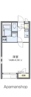 クレイノ凛【1階】の間取り