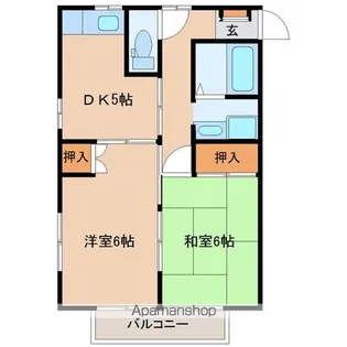 メゾン福室Ⅱ【2階】の間取り