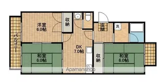 ウィンディホクエンⅠ【4階】の間取り