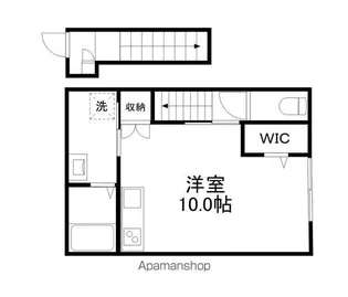 REVE NAKAYABU【205号室】の間取り