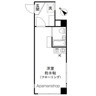 リバーサイド永代【4階】の間取り