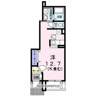ボンヌ・シャンス多摩【1階】の間取り