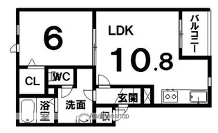 ハピネス132【1階】の間取り