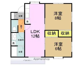 センチュリー21A棟【201号室】の間取り