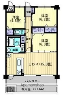 アルテミスガーデン【204号室】の間取り