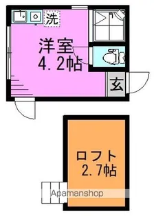 ソフィアパピヨン【2階】の間取り